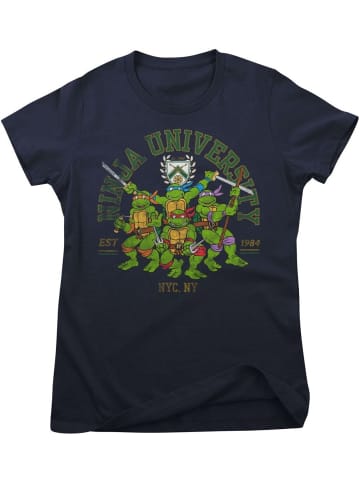 Teenage Mutant Ninja Turtles Shirt "Ninja University Girly Tee" in Blau