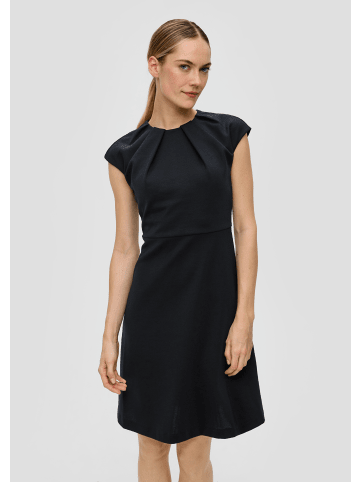 s.Oliver BLACK LABEL Kleid kurz in Schwarz