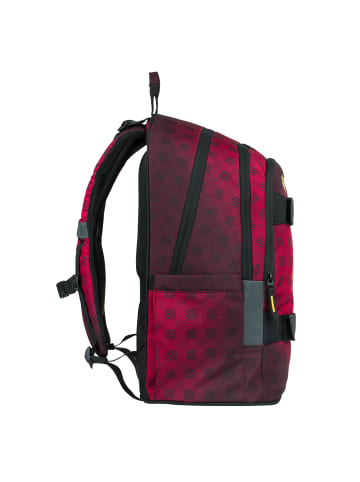 BAAGL Schulrucksack Skate in Rot Harry Potter Hogwarts Weinrot - 29x43x20cm