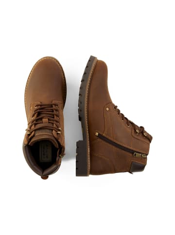 Camel Active Schnürschuhe aus echtem Leder in Braun