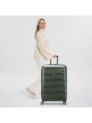 Delsey Meteor 4 Rollen Trolley L 78 cm mit Dehnfalte in olive