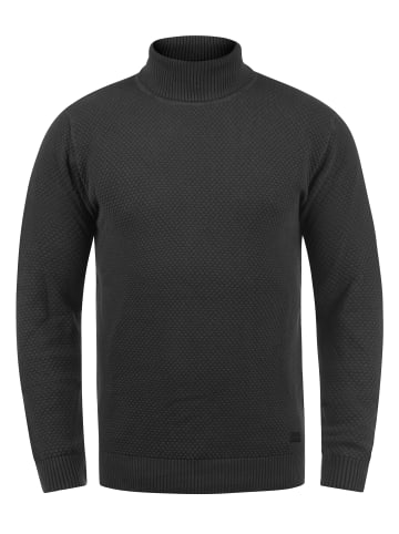 !SOLID Rollkragenpullover SDKarlos 21102717ME Strickpullover mit Perlstrickmuster in Grau