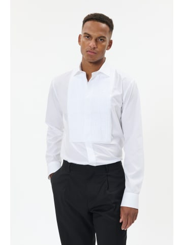 Matinique Langarm - Hemd MAmarc Gerade Passform in White