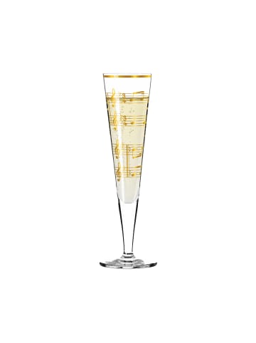 RITZENHOFF 2er Set Champagnergläser Goldnacht 205 ml in gold