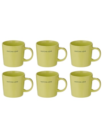 Butlers Tasse GOOD VIBES 6er-Set in Grün