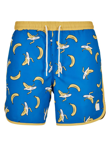 Urban Classics Badeshorts in banana aop