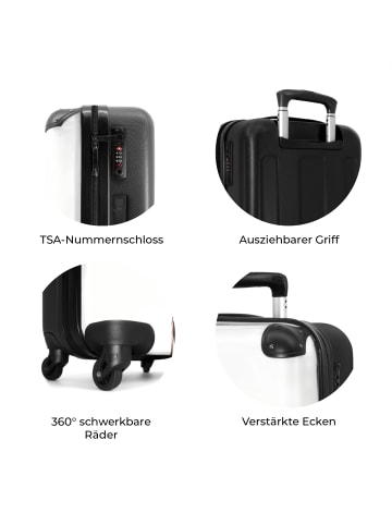 NoBoringSuitCases Suitcase, Handgepäck, Koffer, Trolley, Reisekoffer Giraffen-Druck mit