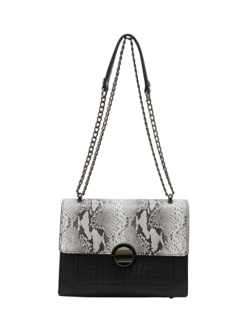 faina Women Flap Bag in Black White