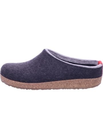 HAFLINGER Hausschuh Grizzly Kris in graphit