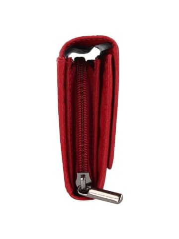 mano Donna Giulia Geldbörse Leder 19,5 cm rot