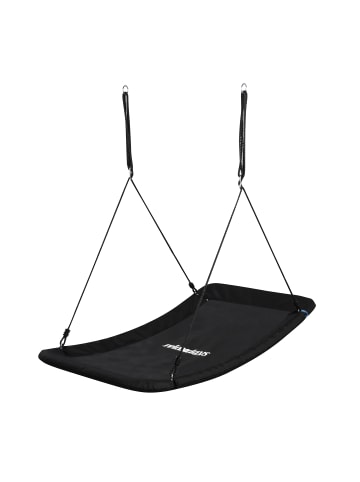 relaxdays Nestschaukel „gekrümmt“ in Schwarz – (B)150 x (T)80 cm