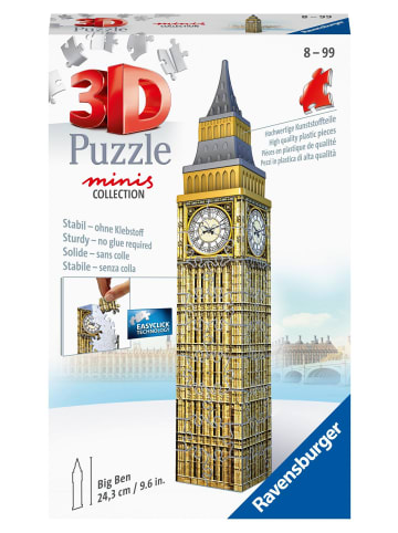 Ravensburger Ravensburger 3D Puzzle - Mini Big Ben - 54 Teile - ab 8 Jahren | Erlebe...