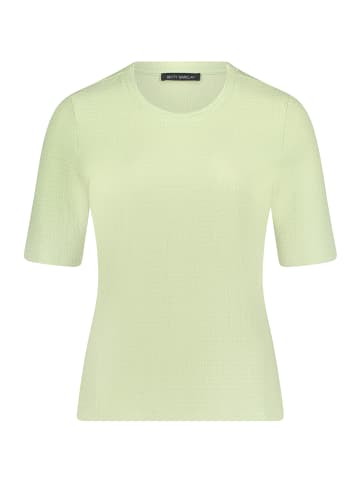 Betty Barclay Strukturshirt mit Rundhalsausschnitt in Foam Green