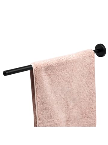 bremermann Teleskop-Handtuchstange PIAZZA BLACK 30 bis 50 cm