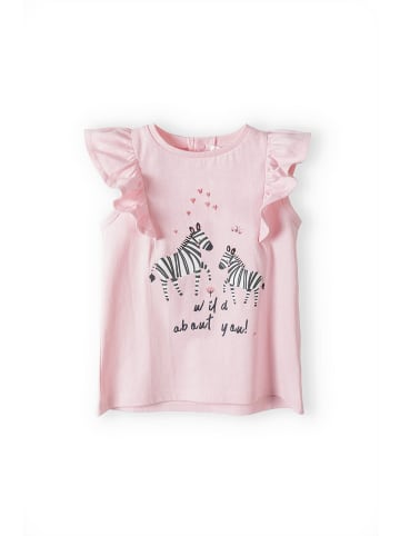 Minoti 2tlg. Outfit: Top & Leggings africa 1 in hellpink