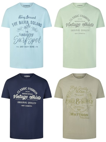 riverso  T-Shirt RIVLeon 4er Pack in Mehrfarbig