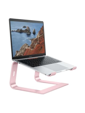COFI 1453 Verstellbarer Laptop-Ständer in Rosegold geeignet für Laptops in Rosegold