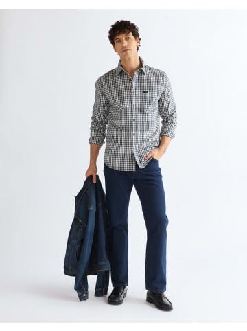 Wrangler Langarmhemd 1 Pkt in Blue