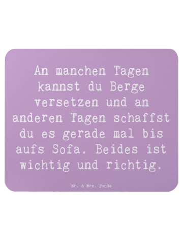Mr. & Mrs. Panda Mauspad Spruch Hoffnung und Ruhe mit Spruch in Lavendeltraum