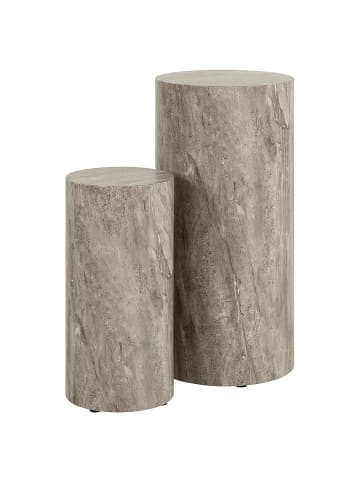 ebuy24 Couchtisch Dice Grau 34 x 34 cm