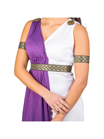 tectake Wunderschönes, langes Kleid, weiß