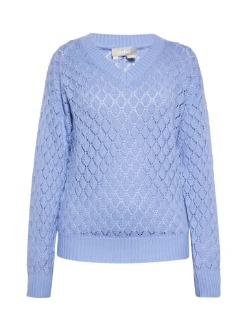 Usha Damen Pullover in TAUBENBLAU