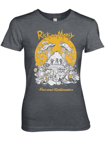 Rick and Morty Shirt in Grau