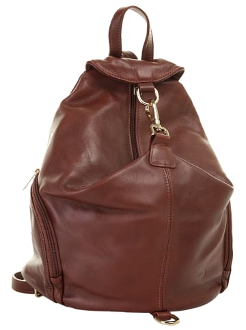 piké Rucksack echt Leder in braun
