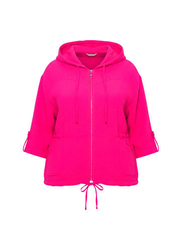 MIAMODA Bluse in hibiskuspink