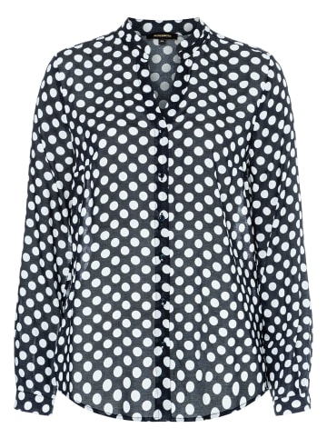 More & More Punktebluse in dots marine