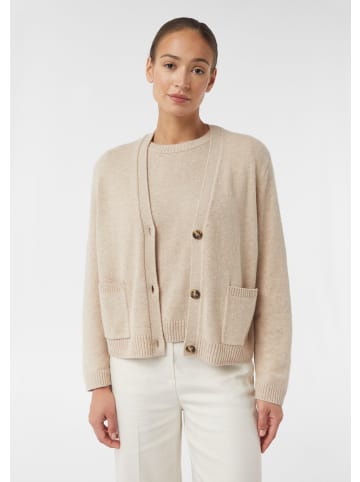 comma Strickjacke in 82W2_sandfarben