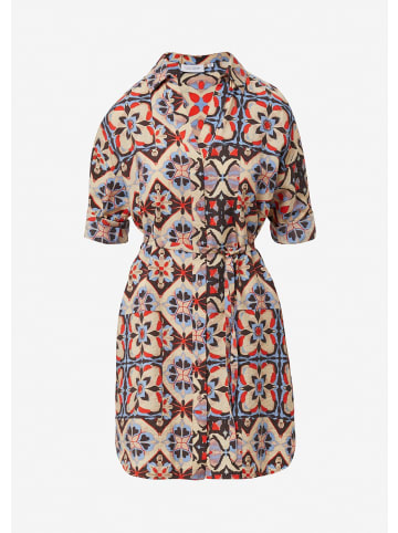 comma Kleid in 25B5_mehrfarbig