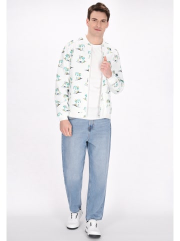 MO Men Jacket in offwhite multicolor