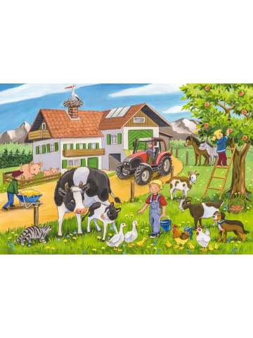 Schmidt Spiele Auf dem Bauernhof. 3 x 24 Teile Puzzle
