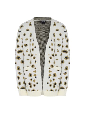 FENIA Damen Sweater in WOLLWEISS LEO