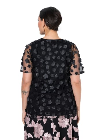 Ulla Popken Shirt in schwarz