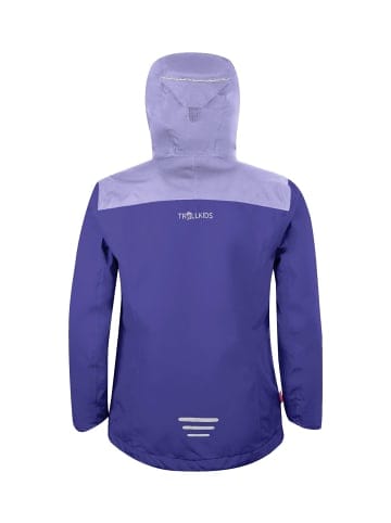 Trollkids Mädchen Regenjacke "Bergen" in Dunkellila/Lavender