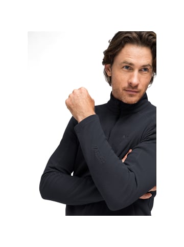Maier Sports Fleecepullover Dennis in Schwarz