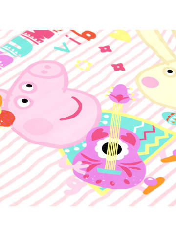 Cerda 2tlg. Outfit T-Shirt & Shorts Peppa Pig in Rosa-Grau