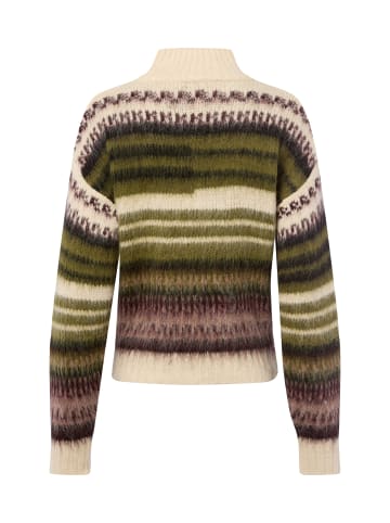 More & More Strickpullover in ecru oliv - 0001