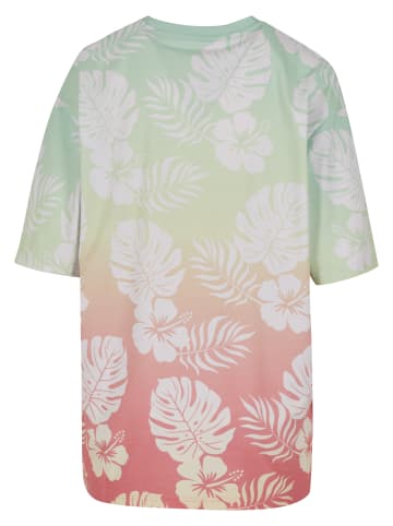 Just Rhyse Just Rhyse Damen Just Rhyse Holidays T-Shirt in coral/lime