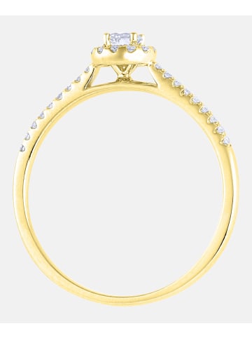 Diamant L'éternel Ring aus 375 Gelbgold mit 0.25 Karat Diamant