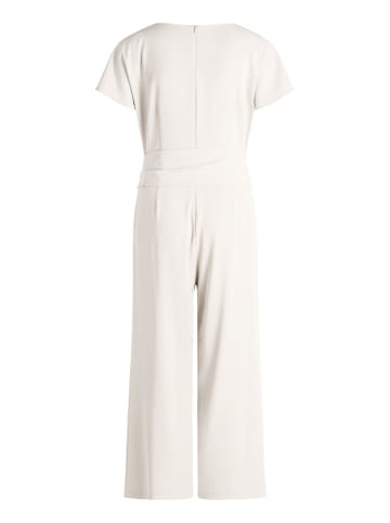 Betty Barclay Jumpsuit mit Eingrifftaschen in Grau Beige