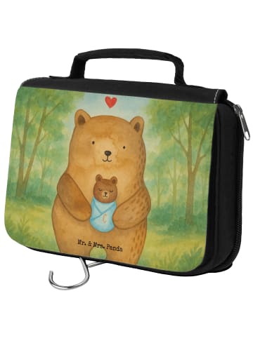 Mr. & Mrs. Panda Waschtasche Bär Baby Design ohne Spruch in Weiß