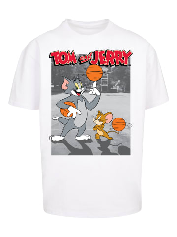 F4NT4STIC T-Shirt Tom und Jerry Basketball Buddies in weiß