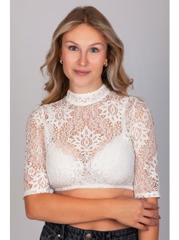 Edelnice Dirndlbluse Sissi creme in weiß