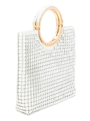 NAEMI Damen Handtasche in Silber