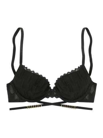 LASCANA Push-up-BH in schwarz