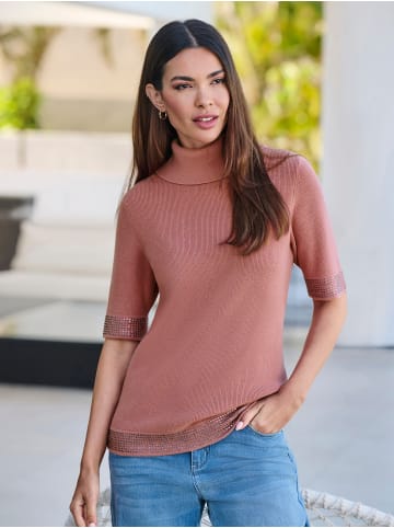 Heine Rollkragenpullover in rosenholz