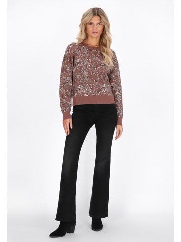 usha FESTIVAL Women Sweater in camel multicolor